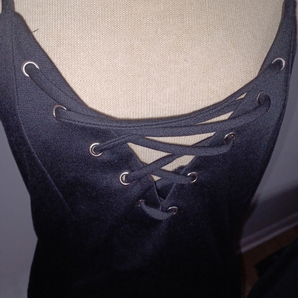 Black Super Sexy - Spaghetti Strap- Bodysuit- W Sz Medium - Picture 6 of 9